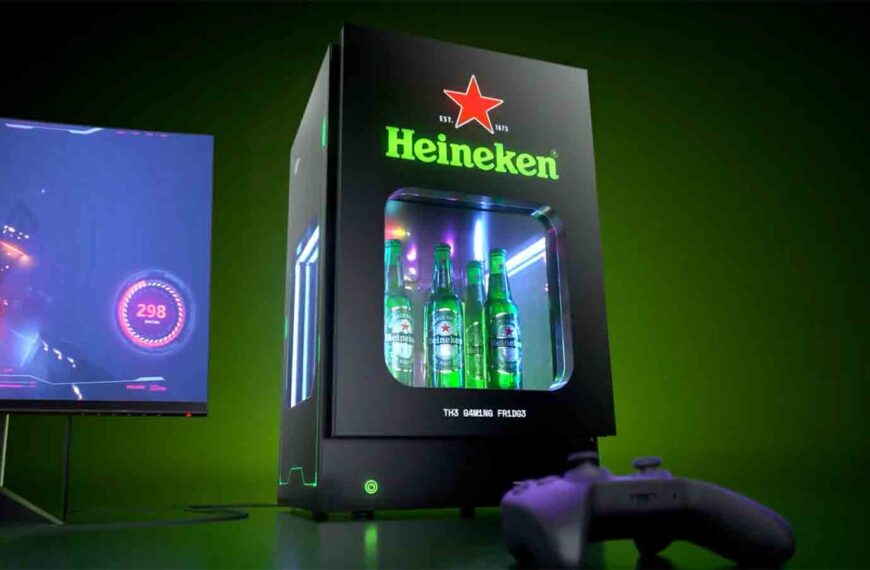 Heineken Gaming PC med inbyggd kyl