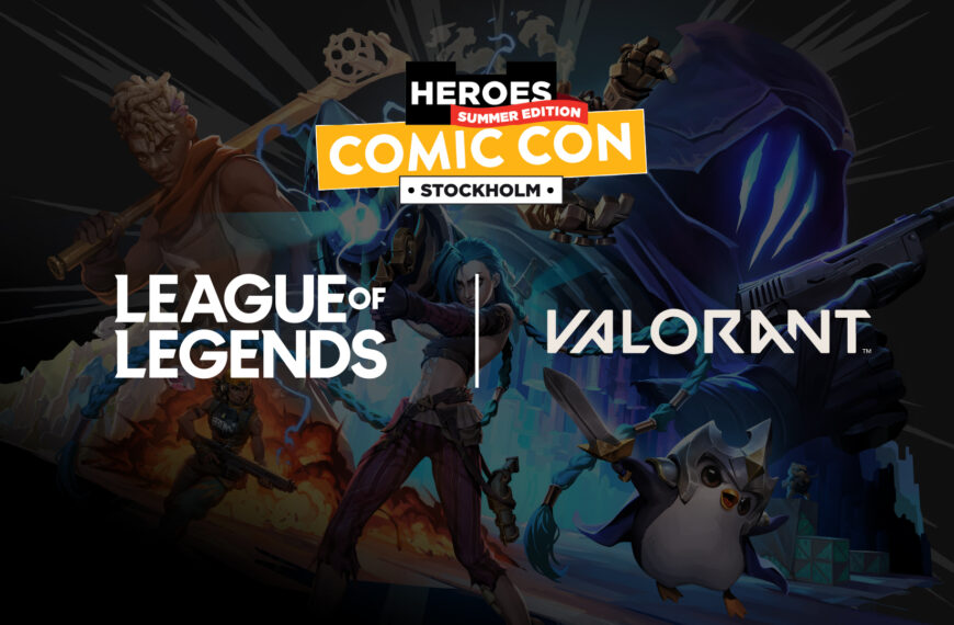 Riot Games bjuder in till gamingfest på Comic Con Stockholm